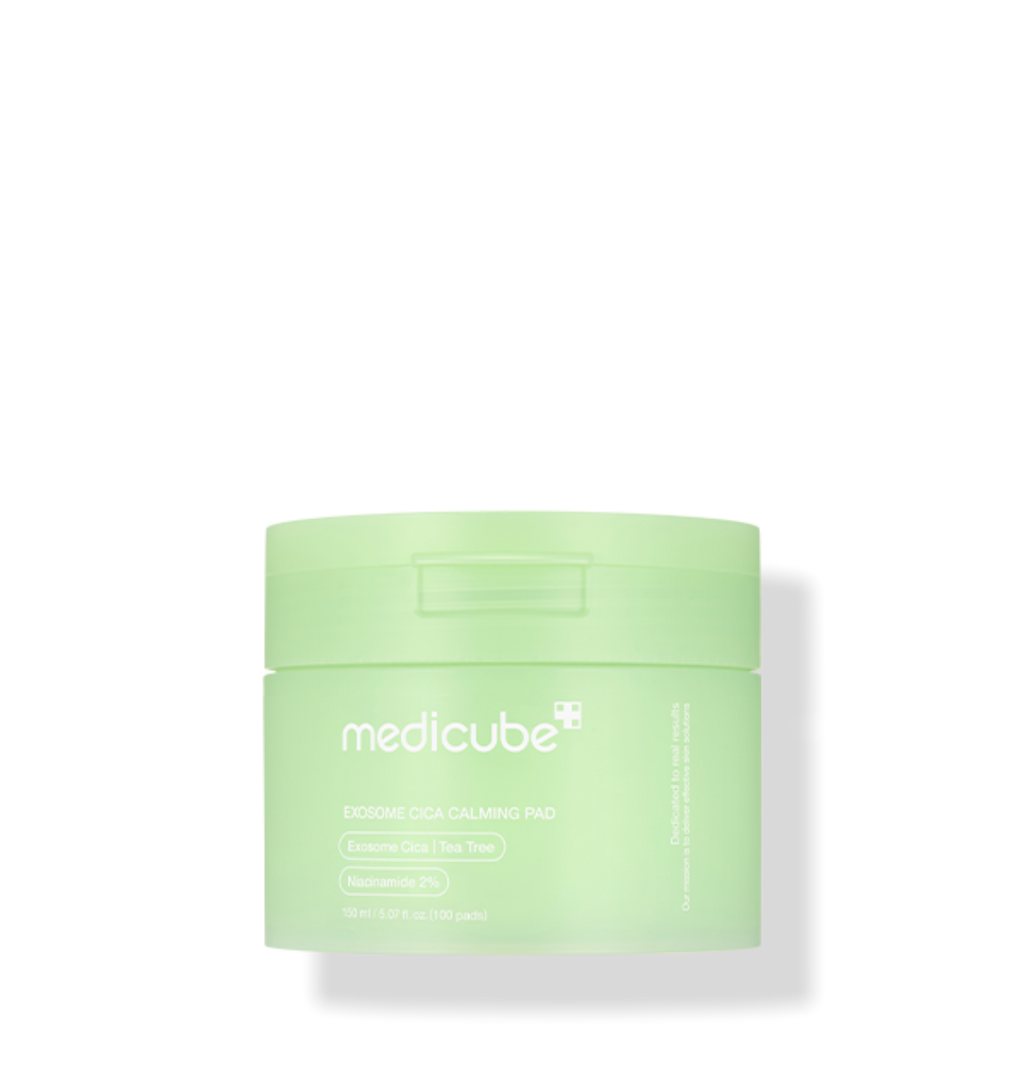 medicube Exosome Cica Calming Pad, beruhigende Toner Pads mit Nano-Exosomen, 100 Stück für empfindliche Haut