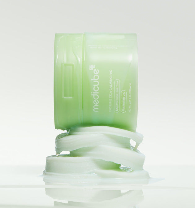 medicube Exosome Cica Calming Pad, beruhigende Toner Pads mit Nano-Exosomen, 100 Stück, feuchtigkeitsspendend und hautberuhigend
