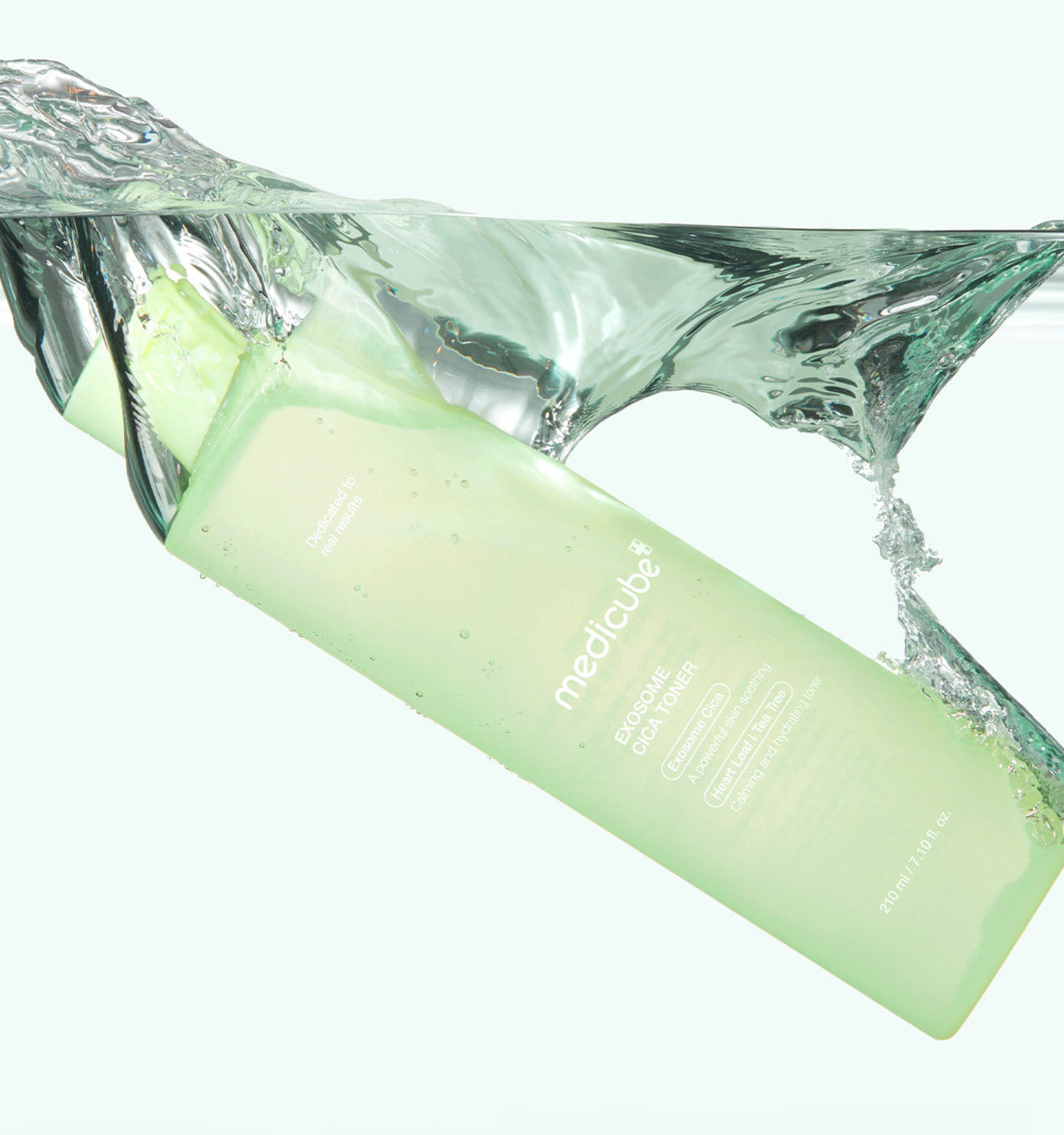 medicube Exosome Cica Toner in 210 ml Flasche, beruhigender Toner mit 12 Cica-Inhaltsstoffen für empfindliche Haut