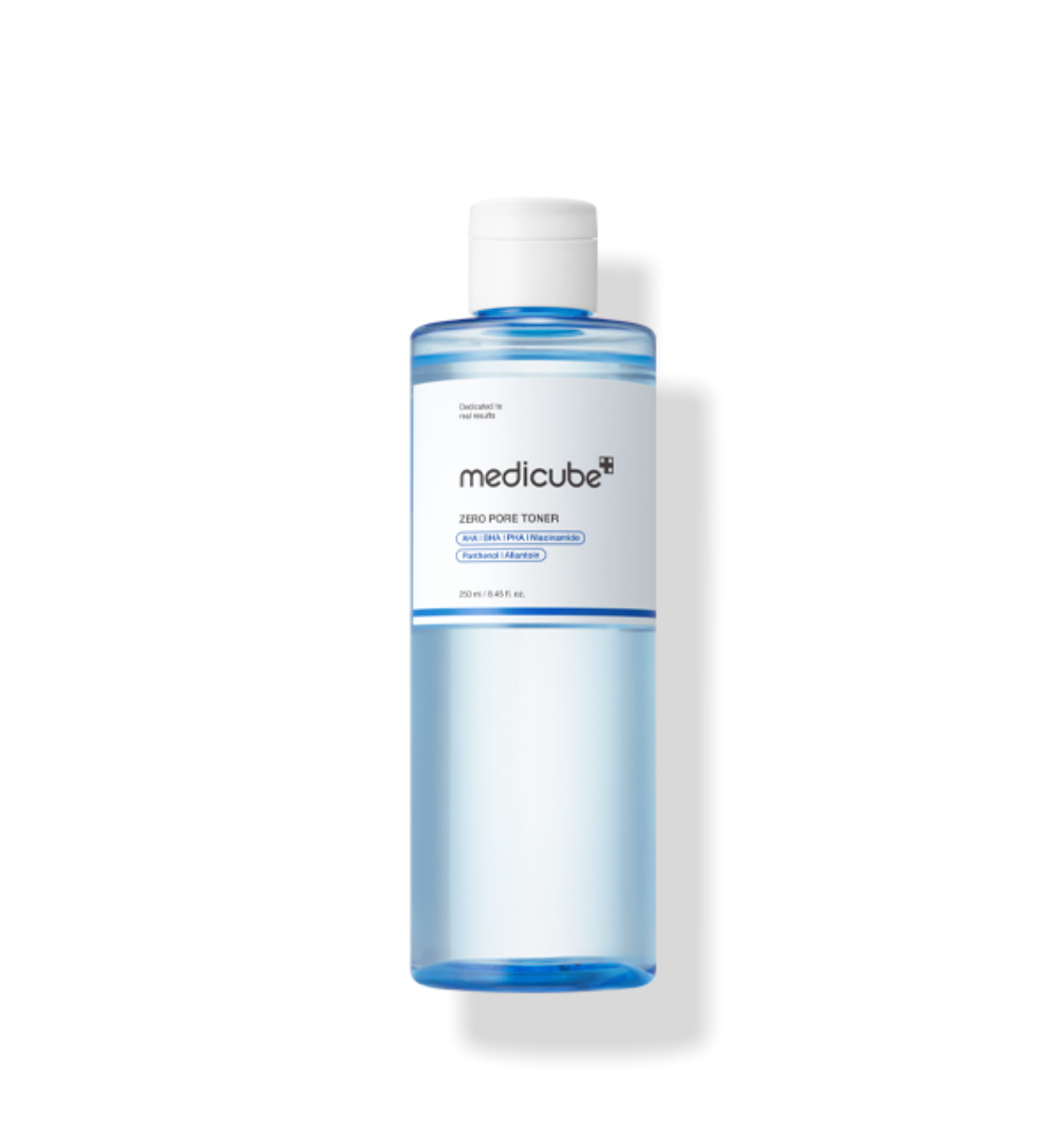 Medicube Zero Pore Toner in 250 ml Flasche, porenverfeinernd und sebiumregulierend, für klare und ausgeglichene Haut.