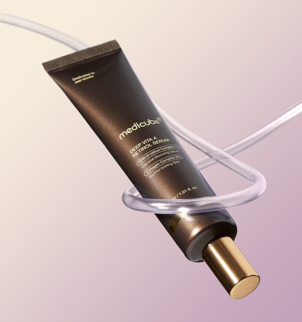 medicube Deep Vita A Retinol Serum, Anti-Aging Serum mit 7-facher Kollagenförderung, 30 ml, für reife Haut
