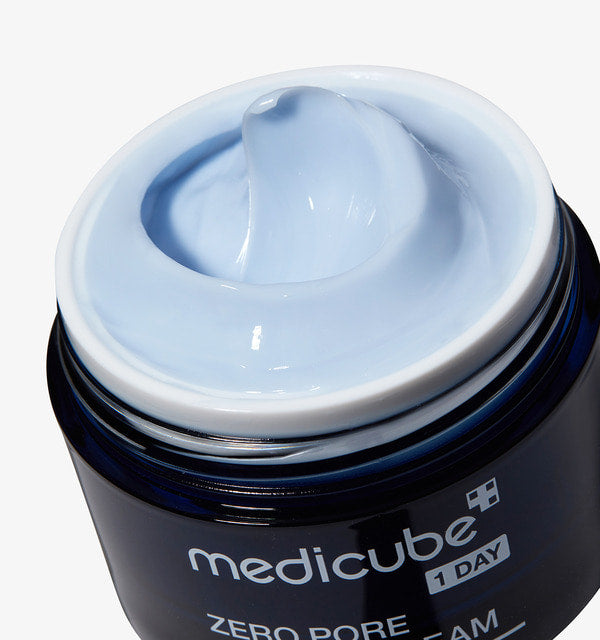 Medicube Zero Pore One Day Cream mit Niacinamid und Salicylsäure, porenverfeinernde Tagescreme in 50 ml Flasche