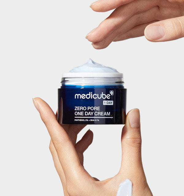 medicube Zero Pore One Day Cream, porenstraffende Tagescreme mit Niacinamid und Salicylsäure, 50 ml