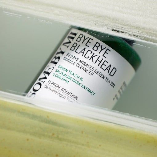 SOME BY MI Bye Bye Blackhead Green Tea Tox Bubble Cleanser, 120 g, Reinigungschaum mit grünem Tee gegen Mitesser, Produktansicht