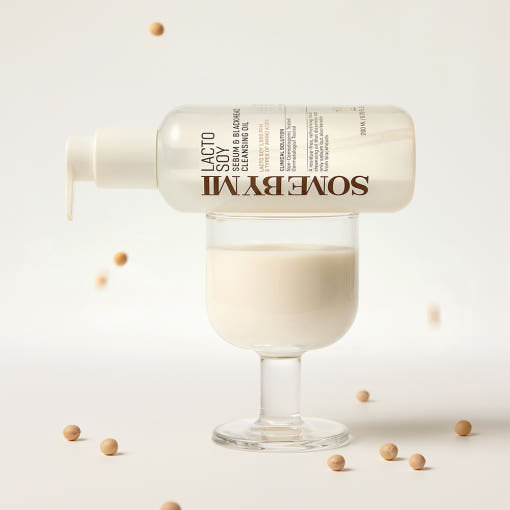 SOME BY MI Lacto Soy Seifenöl zur Gesichtsreinigung gegen Mitesser und Sebum, 200 ml, mit Lacto Soy Inhaltsstoffen