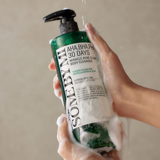 SOME BY MI AHA BHA PHA 30 Tage Miracle Akne Körperreinigung, antibakterieller Body Wash, 400 g