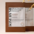 SOME BY MI Galactomyces Glutathione Glow Serum Maske, aufhellende Gesichtsmasken mit Galactomyces, 10 Stück, 22 g pro Maske
