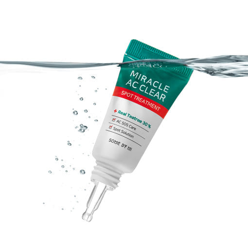 SOME BY MI Miracle AC Clear Spot Treatment Creme mit Teebaumöl gegen Akne, 10 ml, gezielte Akne-Pflaster.