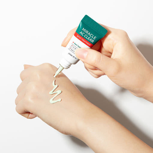 SOME BY MI Miracle AC Clear Spot Treatment Creme mit Teebaumöl gegen Akne, 10 ml, gezielte Akne-Spot-Behandlung