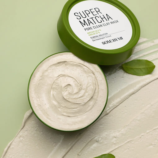 SOME BY MI Super Matcha Pore Clean Clay Mask in 100 g, Tonerde-Maske mit Matcha zur porentiefen Reinigung, Produktbild
