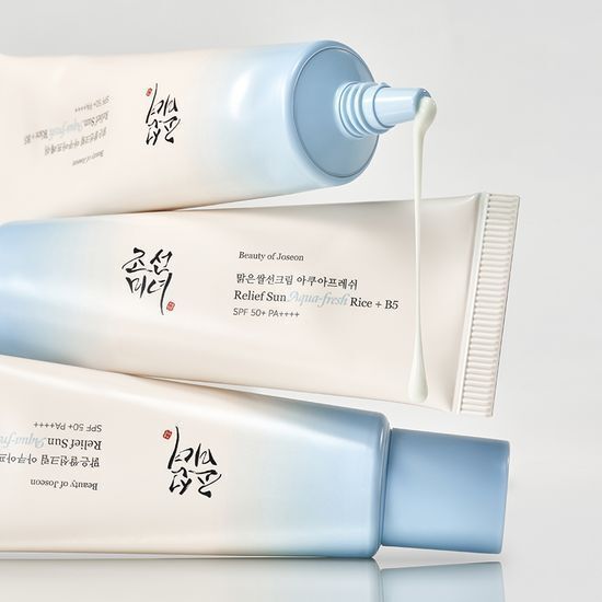 Beauty of Joseon Sonnenschutzcreme mit Reis und B5, SPF50+ PA++++, Doppelpack, 2x50 ml, feuchtigkeitsspendende Sonnencreme