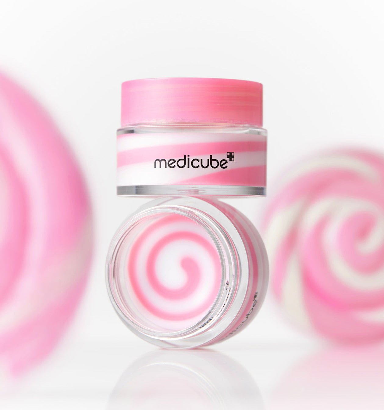 medicube PDRN Lip Sleeping Mask, pflegende Lippen-Nachtmaske mit Kollagen, transparente Textur in 10 ml Dose