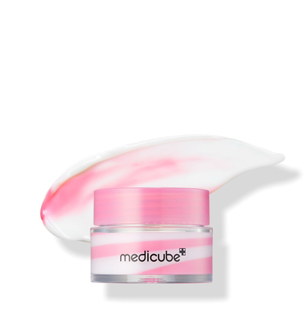Medicure PDRN Lip Sleeping Mask, pflegende Lippen-Nachtmaske mit Kollagen, 10 ml, cremige Textur auf Lippen.