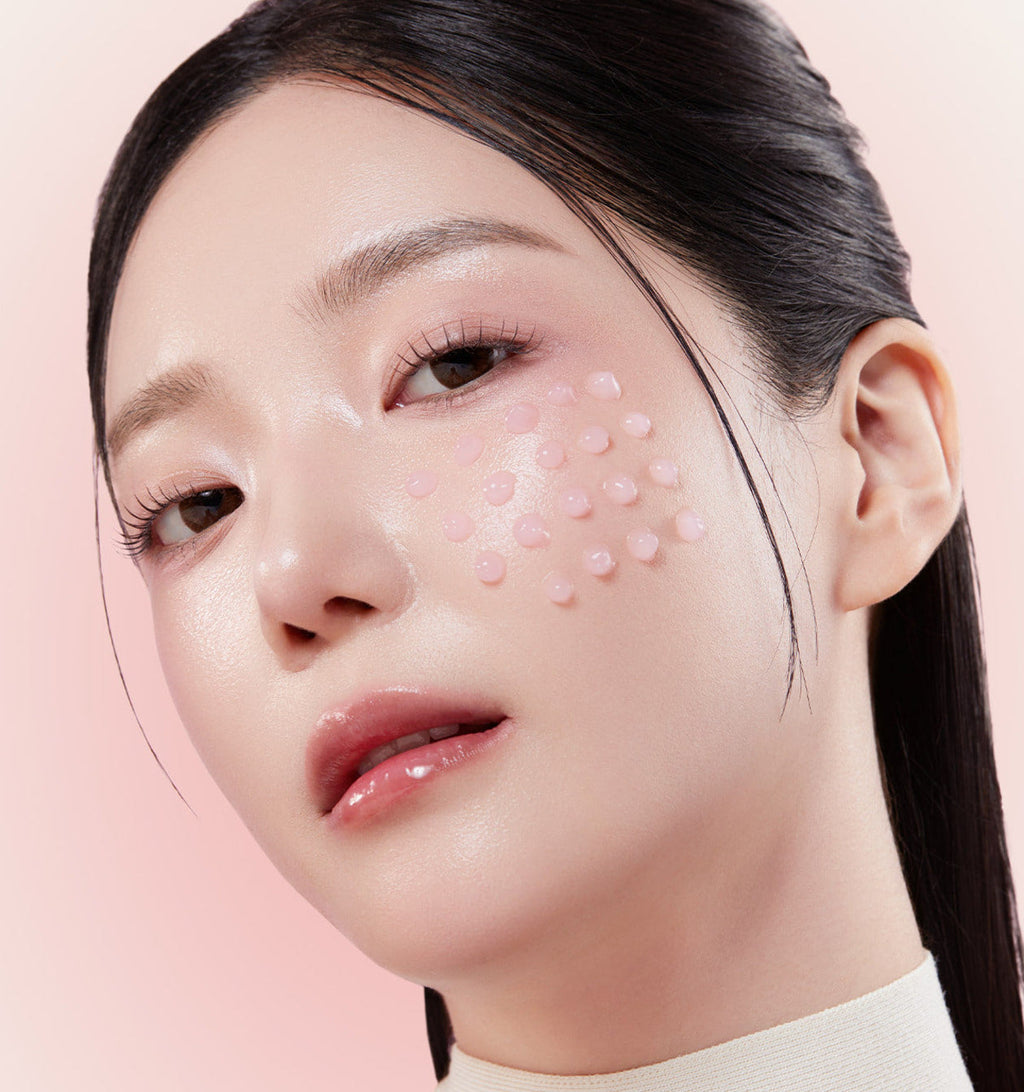 Medicube PDRN Pink Collagen Exosome Ampulle für klare Haut, 30 ml, mit PDRN & Exosomen, feine Flasche auf weißem Hintergrund