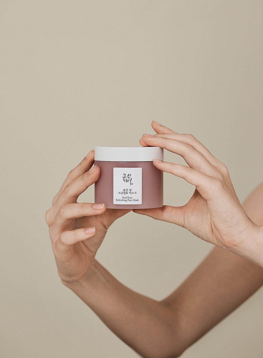 Beauty of Joseon Rote Bohnen Porenmaske in 140 ml, waschbare Maske zur Porenreinigung, pflegt die Haut sichtbar.