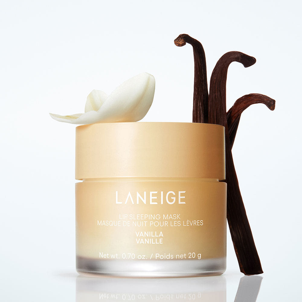 LANEIGE Lip Sleeping Mask EX mit Vanille, intensive Lippenpflege-Nachtmaske in 20 ml, pflegt und beruhigt die Lippen.