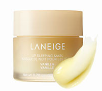 LANEIGE Lip Sleeping Mask EX mit Vanillegeschmack, intensive Lippenpflege-Nachtmaske in 20 ml, pflegt und regeneriert die Lippen.
