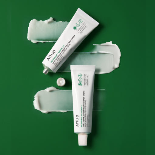 Anua Heartleaf Centella Rötungs-Creme in 30 g, beruhigende Creme gegen Rötungen und Hautreizungen, sichtbare Produktverpackung