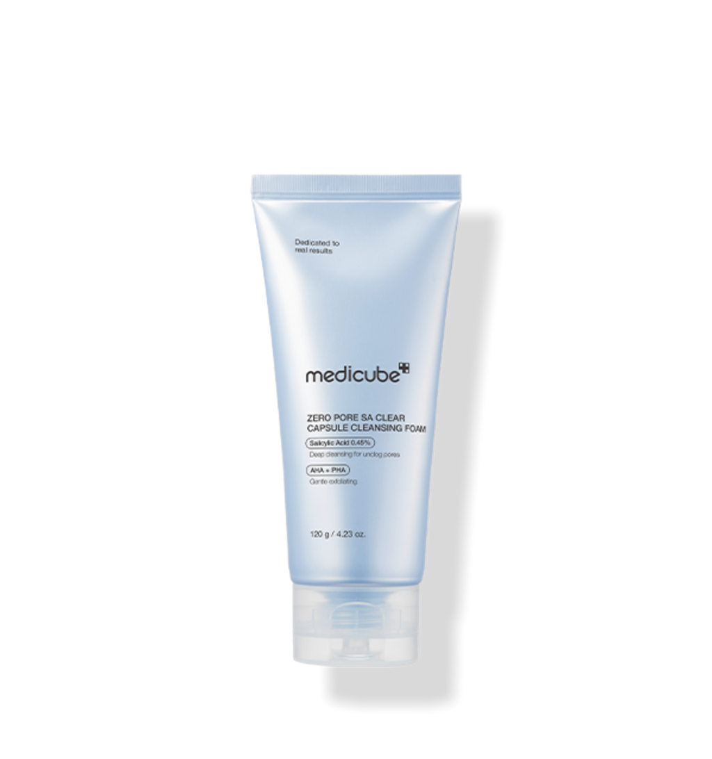 Medicube Zero Pore Capsule Reinigungsschaum, porenreinigender Schaum mit Exosom-Kapseln, 120 g, für klare Haut