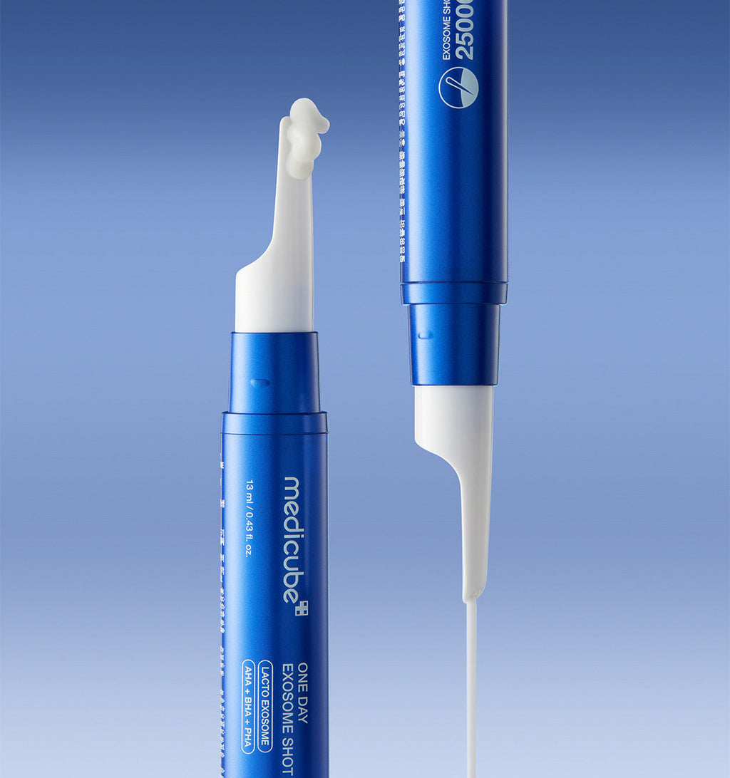medicube One Day Exosome Shot 25000 Ampulle mit 13 ml, ultra-präzise Exosom-Ampoule für die Hautpflege, klare Flasche mit Pipette