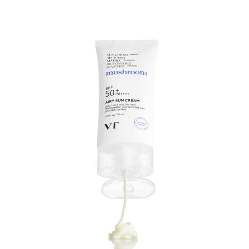 VT Airy Sonnencreme SPF50+ PA++++, leichte Textur, 50ml, Sonnenschutzcreme für Gesicht und Körper, UV-Schutz von VT