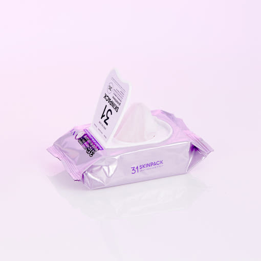 VT Luminous 31°C Hautpflege-Maske, 210g, für strahlende Haut, in einer Packung mit 100 Gesichtsmasken, auf einem weißen Hintergrund