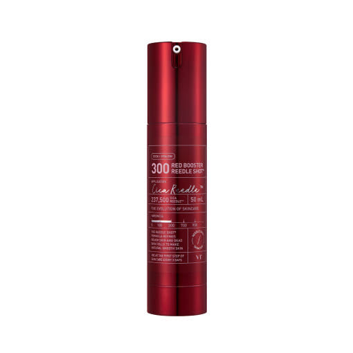 VT Red Booster Reedle Shot 300 Ampulle mit Drachenblut, revitalisierendes Serum, 50 ml, für gepflegte Haut.