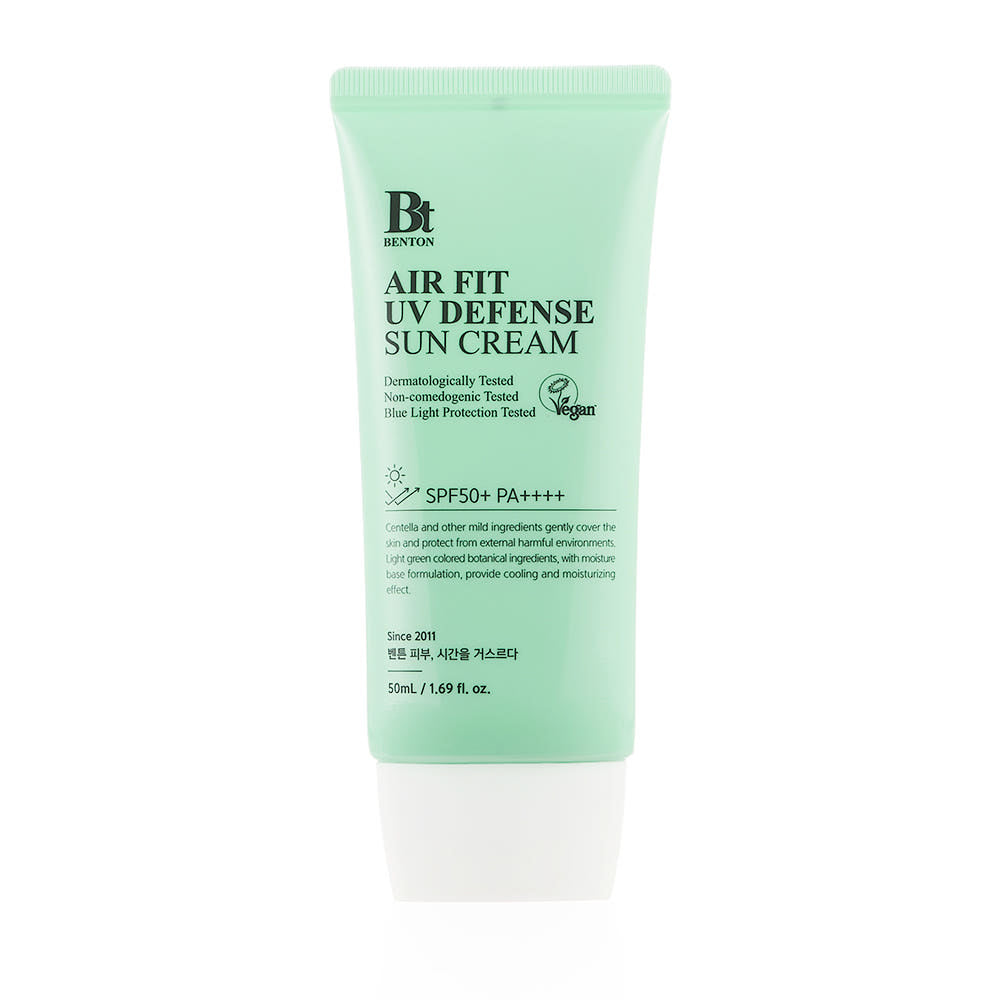 Benton Air Fit UV Defense Sonnencreme SPF 50+ PA++++ 50ml, Sonnencreme mit hohem UV-Schutz, leichtes Textur, ideal für Sonnenschutz