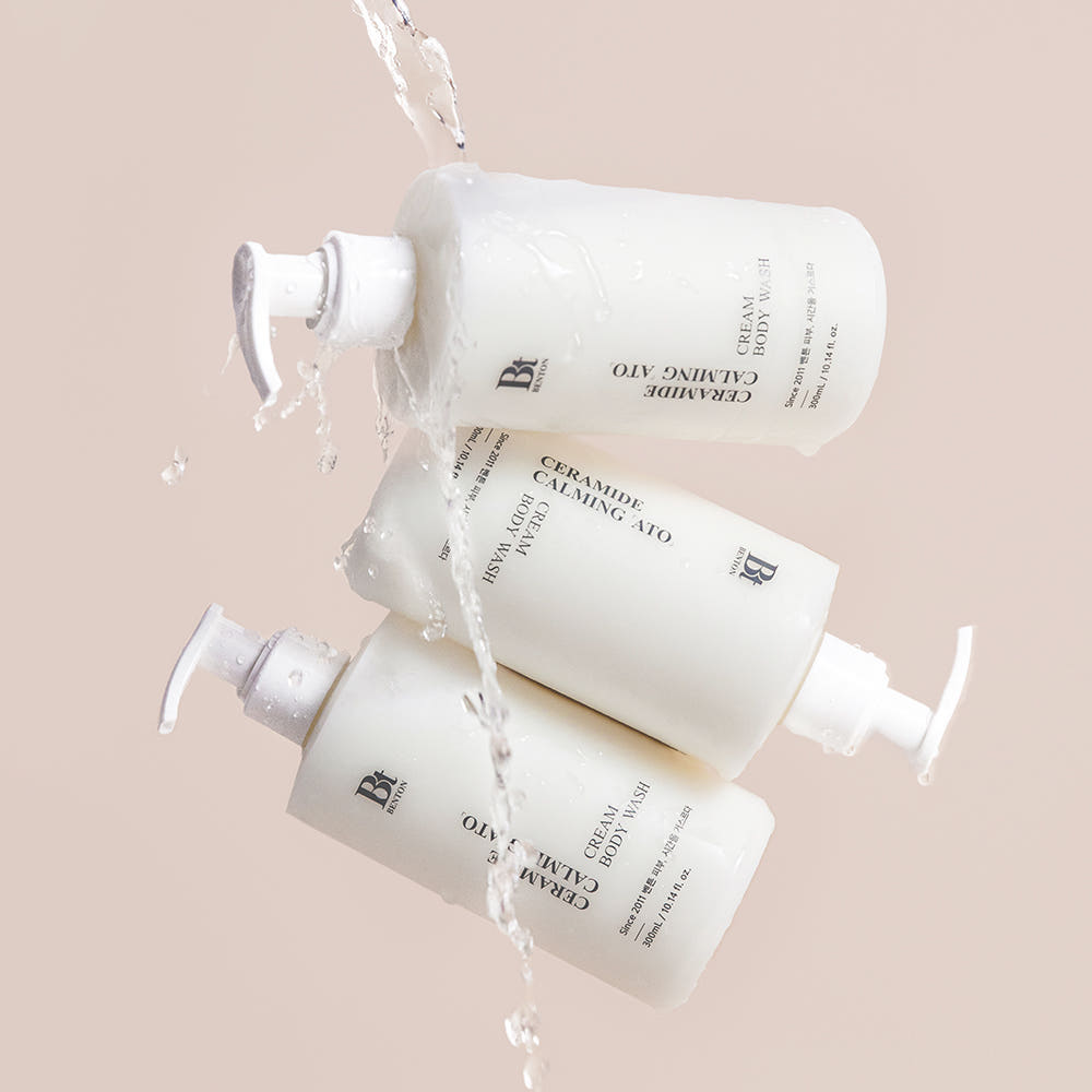 Benton Ceramide Calming Ato Body Wash, 300ml, flüssige Körperreinigung mit feuchtigkeitsspendenden Inhaltsstoffen, für empfindliche Haut