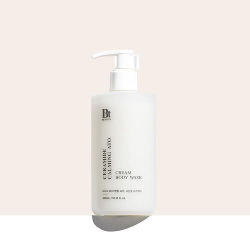Benton Ceramide Calming Ato Duschgel in 300ml Flasche, sanfte Reinigung und beruhigende Pflege für die Haut