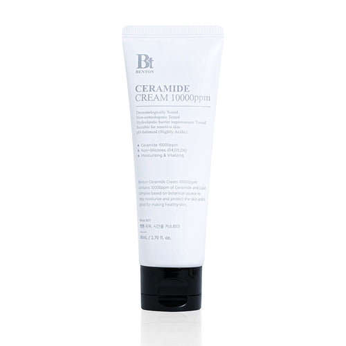 Benton Ceramide Creme in 80ml, feuchtigkeitsspendende Creme mit 10000ppm Ceramiden, für geschützte und gepflegte Haut