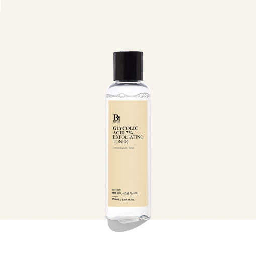 Benton Glycolic Acid 7% Peeling-Toner für die Hautreinigung, 150 ml, auf einem weißen Hintergrund.