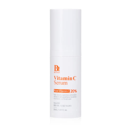 Benton Vitamin C Serum in 30ml Flasche, helles Serum in dunkler Tropfflasche, ideal für Hautpflege