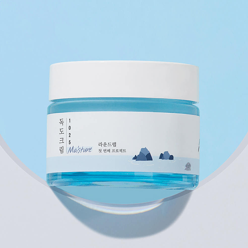 Round Lab 1025 Dokdo Feuchtigkeitscreme in 50 ml, intensive Pflege mit Tiefseewasser, für gesunde, hydratisierte Haut