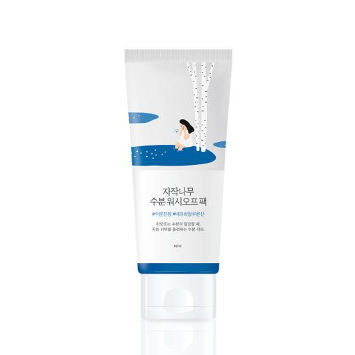 Round Lab Birch Juice Feuchtigkeitsmaske in 80 ml, hydratisierende Gesichtsmaske mit Birkenextrakt in einer runden Packung
