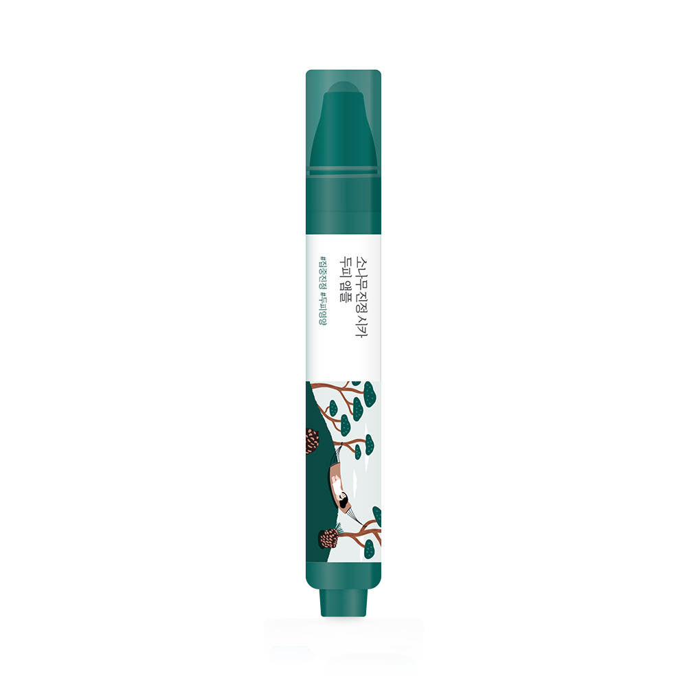 Round Lab Pine Calming Cica Kopfhaut-Ampoule, 15 ml, gegen Haarausfall, feuchtigkeitsspendende und beruhigende Ampoule für die Kopfhaut