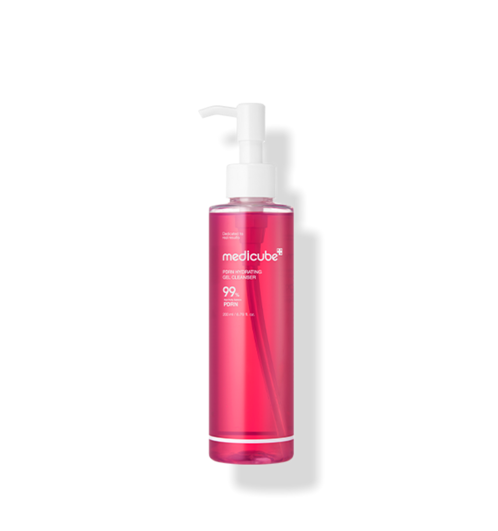 medicube PDRN Gel-to-Foam-Reiniger, sanfter Gesichtsreiniger mit LHA und Kollagen, 200 ml, cremige Textur, für empfindliche Haut
