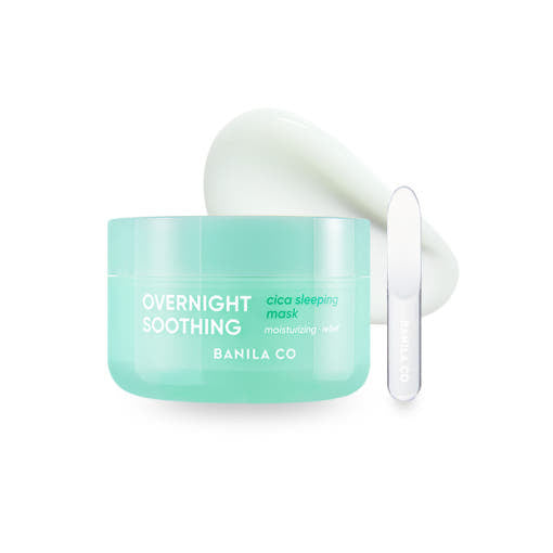 BANILA CO Overnight Cica Sleep Mask in 100ml, pflegende Schlafmaske für beruhigte und erholt aussehende Haut