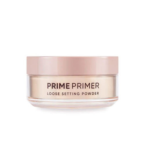 BANILA CO Prime Primer lose Puder, 8g, feines transparentes Pulver für einen matten, ebenmäßigen Teint, in einer runden Dose.