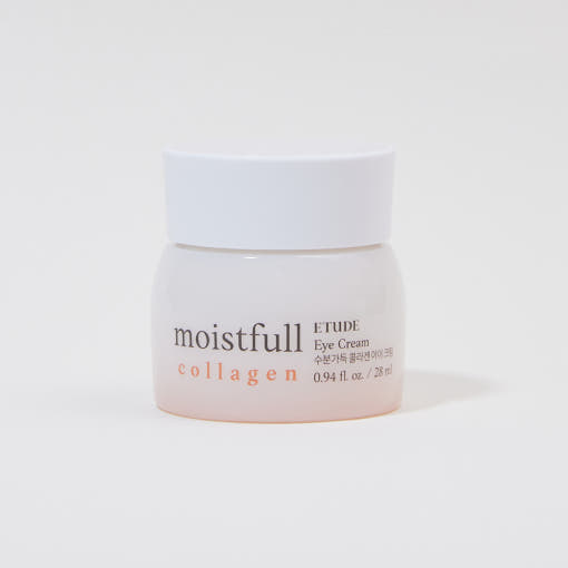 ETUDE Moistfull Collagen Augencream in 28ml Flasche, pflegt die Augenpartie mit Kollagen, sichtbar gegen feine Linien