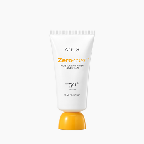 Anua Zero-Cast Feuchtigkeitsspendende Sonnenschutzcreme 50ml, cremige Textur, für natürlichen Sonnenschutz und gepflegte Haut