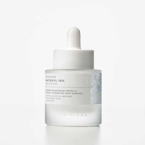 SKIN1004 Madagascar Centella Matrixyl 10 Boosting Shot Ampoule, straffende Glow-Ampulle in 30 ml Flasche, Nahaufnahme