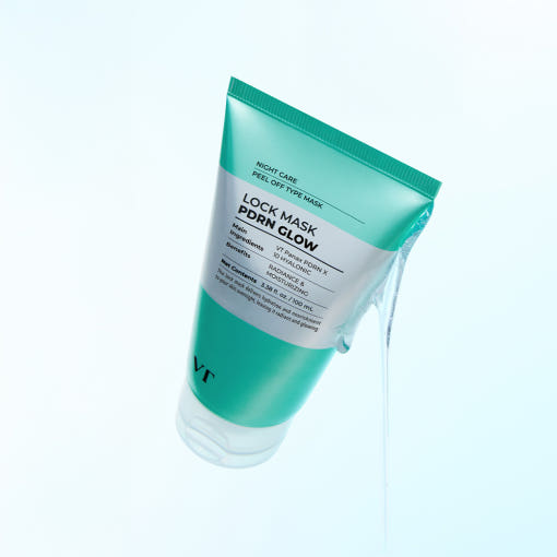VT PDRN Glow Lock Maske 100ml, pflegende Gesichtsmaske im Beutel, für strahlende Haut und intensive Feuchtigkeitsversorgung