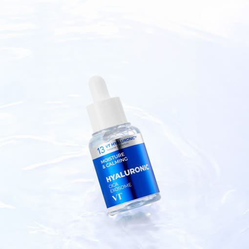 VT H3 Hydro Ampulle 30ml, feuchtigkeitsspendende Hautpflege in klarer Ampullenflasche, von VT.