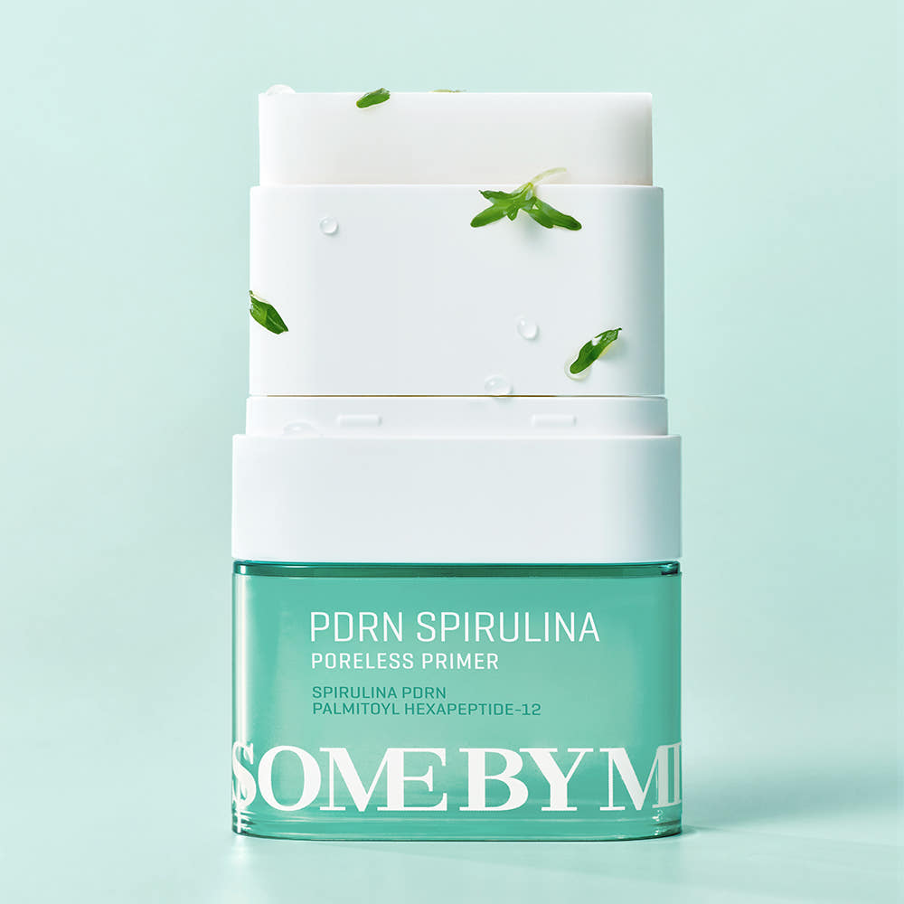 SOME BY MI PDRN Spirulina Primer, porenverfeinernder Primer für ein glattes Hautfinish, 10 g, cremige Textur