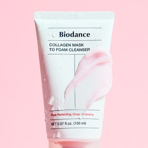 Biodance Collagen Gesichtsreiniger und Maske, 2-in-1 Schaum mit Kollagen, 150 ml, Porenreinigung und Hautpflege