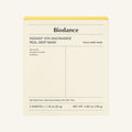 Biodance Radiant Vita Niacinamide Gesichtsmaske, aufhellende Tuchmaske, 34 g, 4 Stück, entspannende Gesichtspflege
