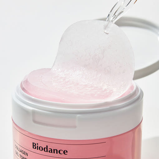 Biodance Collagen Gel Toner Pads, 60 Stück, straffende Toner-Pads mit Ultra-Low-Molecular-Kollagen für gepflegte Haut