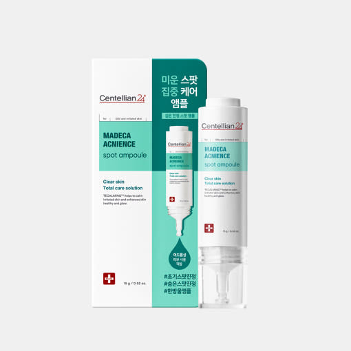 Centellian24 Madeca Acnience Spot Ampoule, Anti-Akne Serum mit Centella, 15 g, für gezielte Hautpflege gegen Akne.