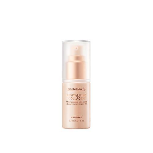 Centellian24 Revitalisierende Kollagen-Essence mit Centella, 30 ml, in einer Flasche mit Dosierer.